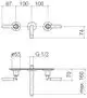 Dornbracht-TARA.-Waschtisch-Wandbatterie-Zweilochbatterie-ohne Ablaufgarnitur-Ausladung 160mm-chrom, 36707882-00 Galeriebild 3